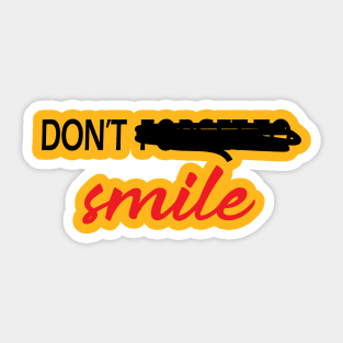 Don't Smile - Joker Sticker